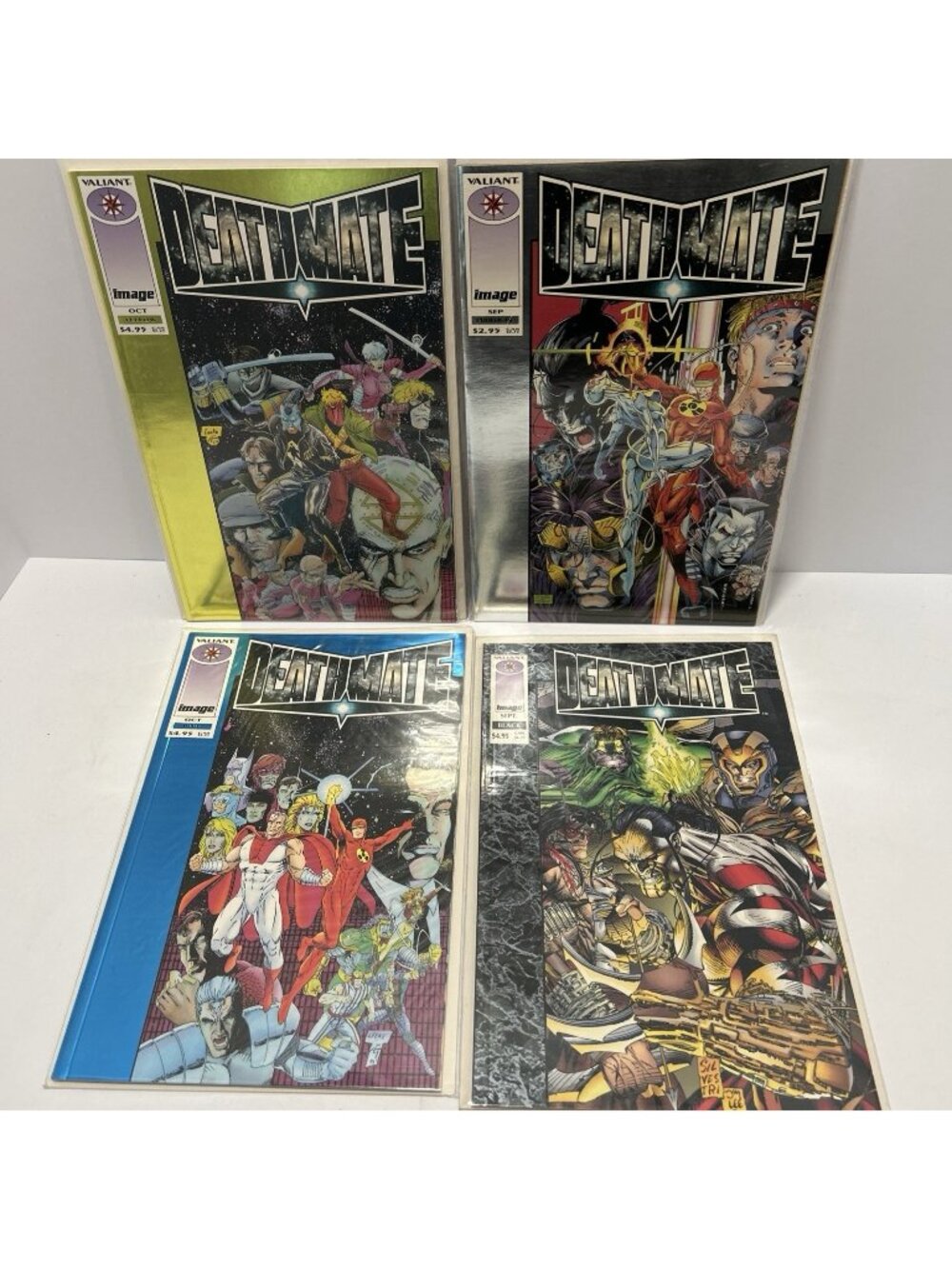 Valiant: Deathmate: Silver, Black, Blue, Yellow (1993) Bagged and Boarded Comic